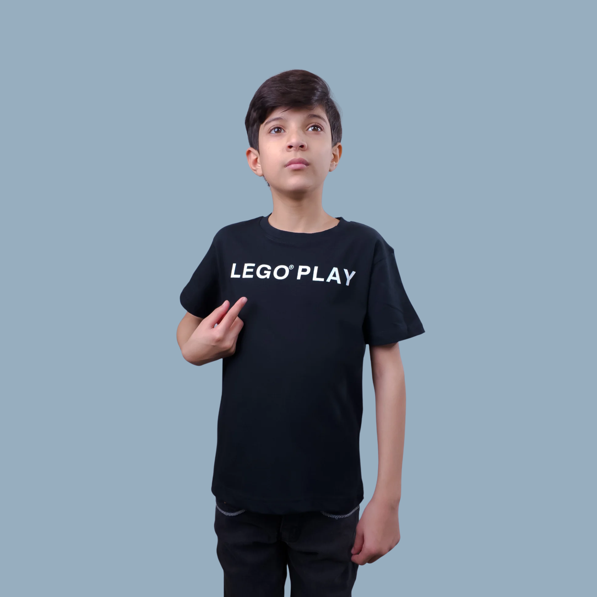 Black T-Shirt | (Ages 2-14)